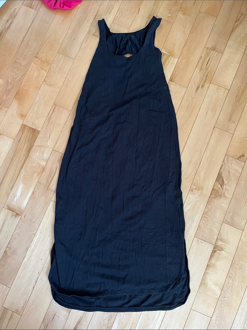 lululemon athletica Black Sleeveless Midi Dress